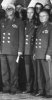 Космонавт-2 генерал Герман Титов и за его плечом в очках - капитан Алексей Куприянов. ГУКОС Минобороны, 1981 год