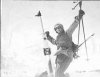Вершина Эльбрус-Восточный, 17 августа 1977 года.  Мэтр  совершил восхождение без использования канаток  и спустился вниз на лыжах в составе сборной ВС СССР